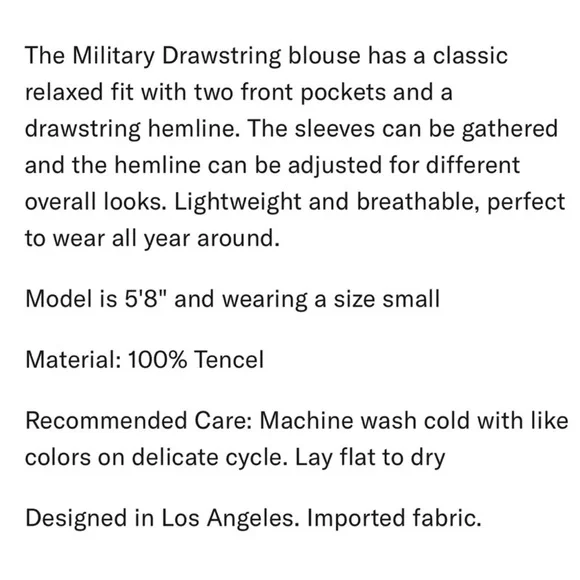 π
½ππ
Ύπ LNA Clothing Drapey Utility Shirt in Fennel Seed - Tencel - Picture 2 of 8